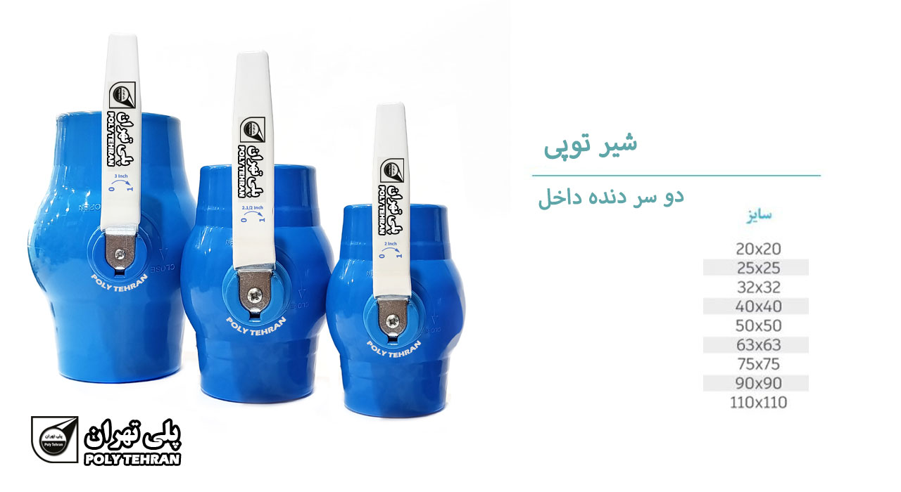 تصویر و توضیحات شیر توپی دو سر دنده داخل